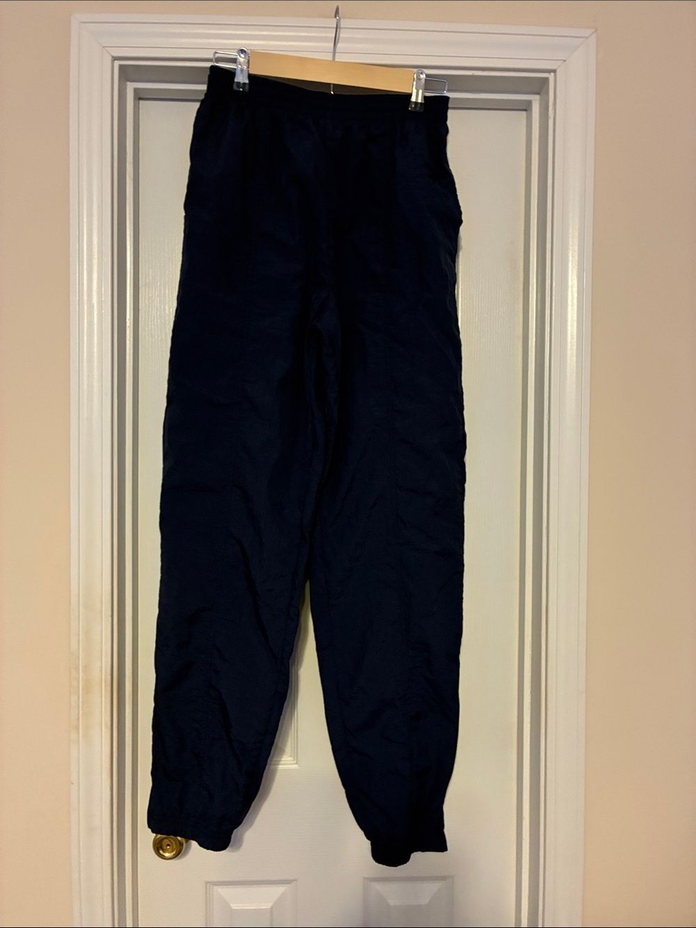 Reebok Blue‎ Track Pants size large elastic waist and ankles